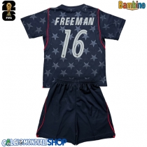 Maglie da calcio Stati Uniti Alex Freeman #16 Seconda Maglia Bambino Mondiali 2026  Manica Corta + Pantaloni corti)